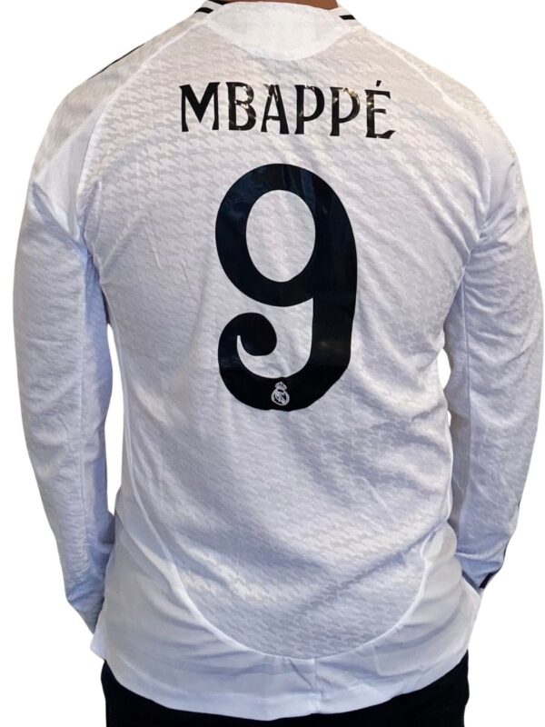 Madrid Home - Long Sleeves - Player Version - Champions League Patches