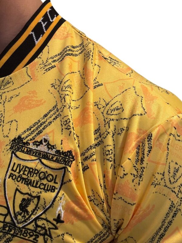 Liverpool Away Retro Jersey 1995-1996 YELLOW JERSEY
