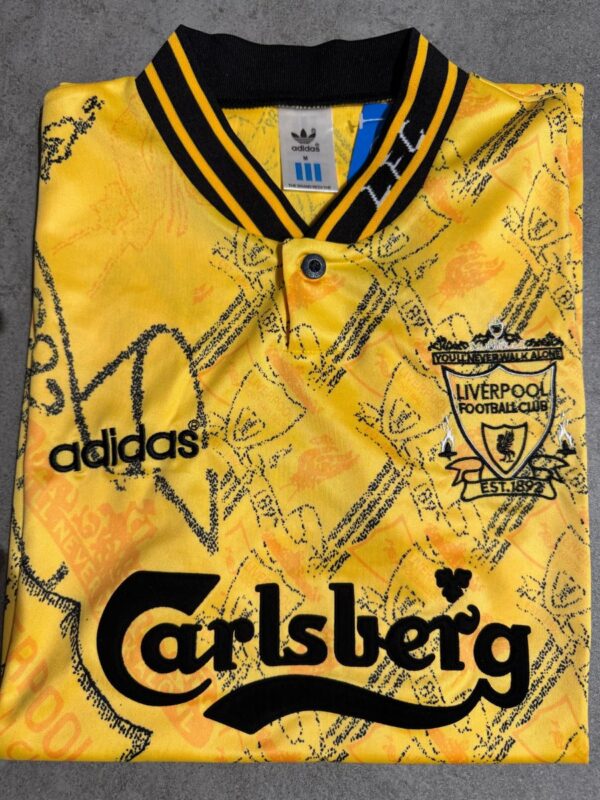Liverpool Away Retro Jersey 1995-1996 YELLOW JERSEY